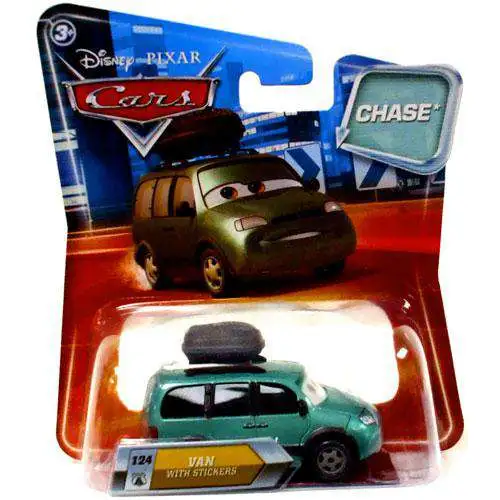 Disney / Pixar Cars Lenticular Eyes Series 2 Van with Stickers Diecast Car