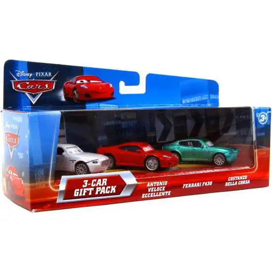 Disney / Pixar Cars Multi-Packs Italian Cars 3-Car Gift Pack Diecast Car Set
