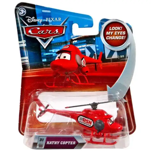 Disney / Pixar Cars Lenticular Eyes Series 2 Kathy Copter Diecast Car