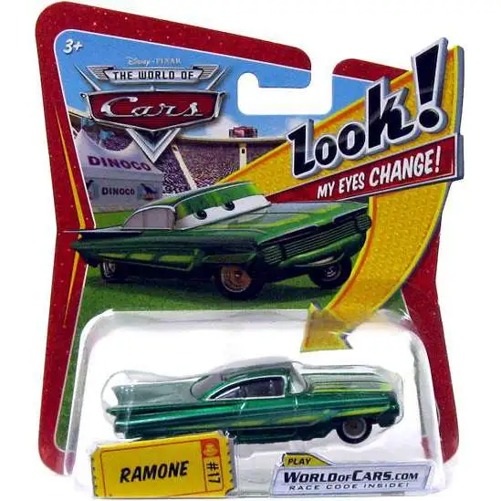 Disney / Pixar Cars The World of Cars Lenticular Eyes Series 1 Ramone Diecast Car [Green]