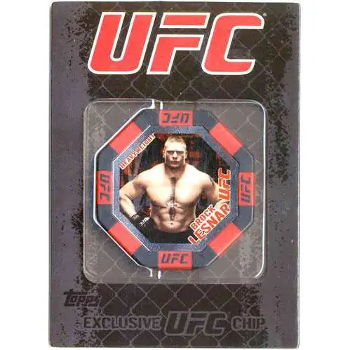 UFC Topps Main Event Brock Lesnar Exclusive Poker Chip #1