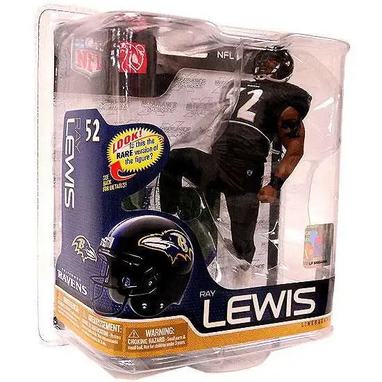 McFarlane Toys NFL Baltimore Ravens Sports Picks Football Series 26 Ray Lewis Action Figure [Black Jersey]