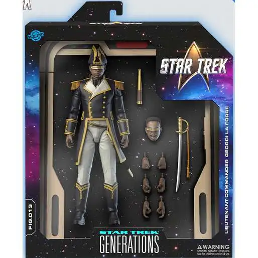 Star Trek Generations Lieutenant Commander Geordi La Forge Action Figure [Sailor Edition] (Pre-Order ships September)