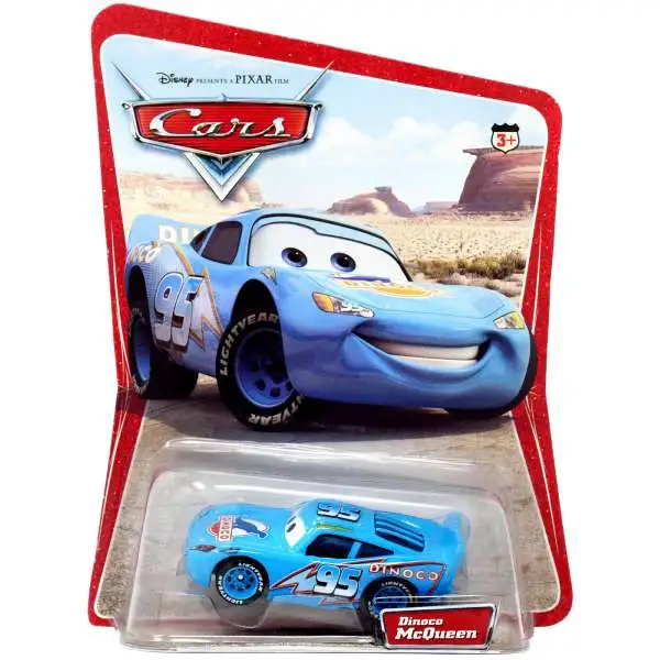 Disney / Pixar Cars Blue Dinoco Lightning McQueen Diecast Car