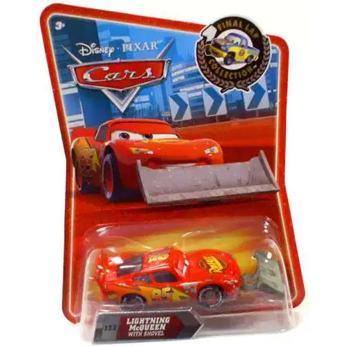 Disney / Pixar Cars Final Lap Collection Lightning McQueen With Shovel Exclusive Diecast Car [Loose]