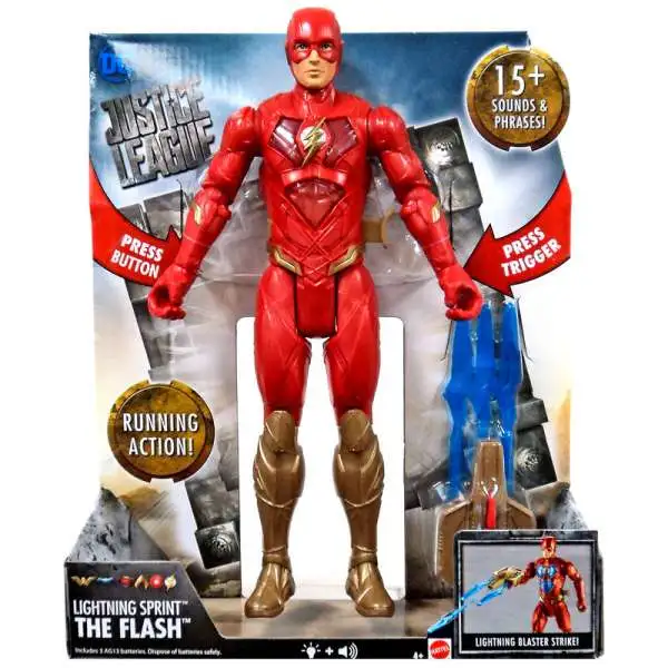 DC Justice League Movie Lightning Sprint The Flash Action Figure [Lights & Sounds]