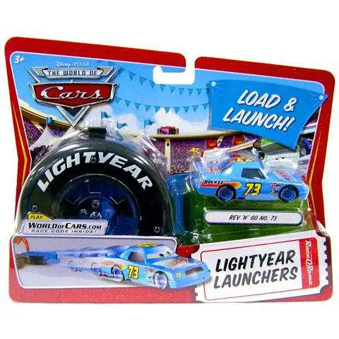 Disney / Pixar Cars The World of Cars Lightyear Launchers Rev N' Go No. 73 Diecast Car [With Launcher]