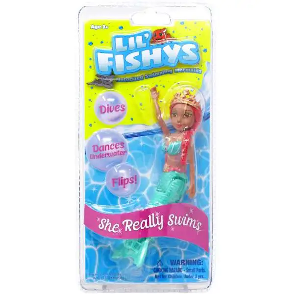 Lil' Fishys Mermaids Akela Motorized Water Doll [2021]