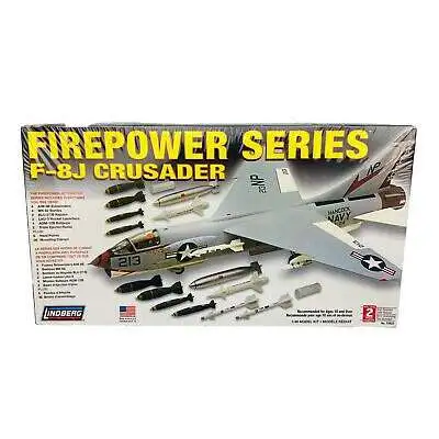 Lindberg Military Miniature Firepower Series F-8J Crusader Model Kit
