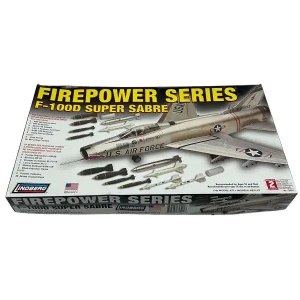 Lindberg Military Miniature Firepower Series F-100D Super Sabre Model Kit