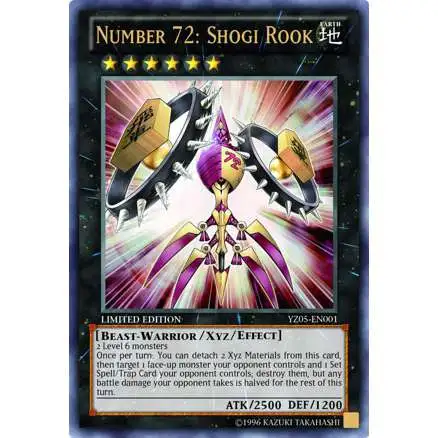 YuGiOh Shonen Jump Ultra Rare Number 72: Shogi Rook YZ05-EN001