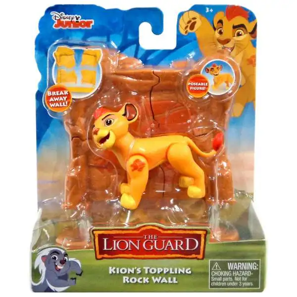 Disney The Lion Guard Kion's Toppling Rock Wall Figure Pack