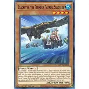 YuGiOh Lightning Overdrive Common Blackeyes, the Plunder Patroll Seaguide LIOV-EN018