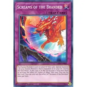 YuGiOh Lightning Overdrive Common Screams of the Branded LIOV-EN068