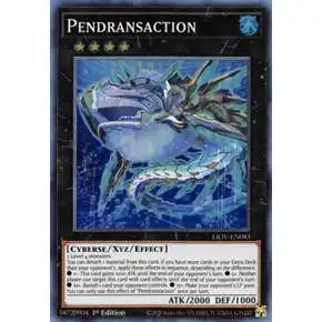 YuGiOh Lightning Overdrive Super Rare Pendransaction LIOV-EN083