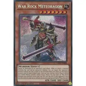 YuGiOh Lightning Overdrive Secret Rare War Rock Meteoragon LIOV-EN088