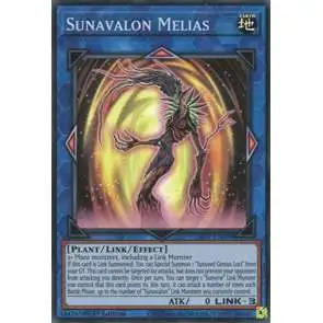 YuGiOh Lightning Overdrive Super Rare Sunavalon Melias LIOV-EN098