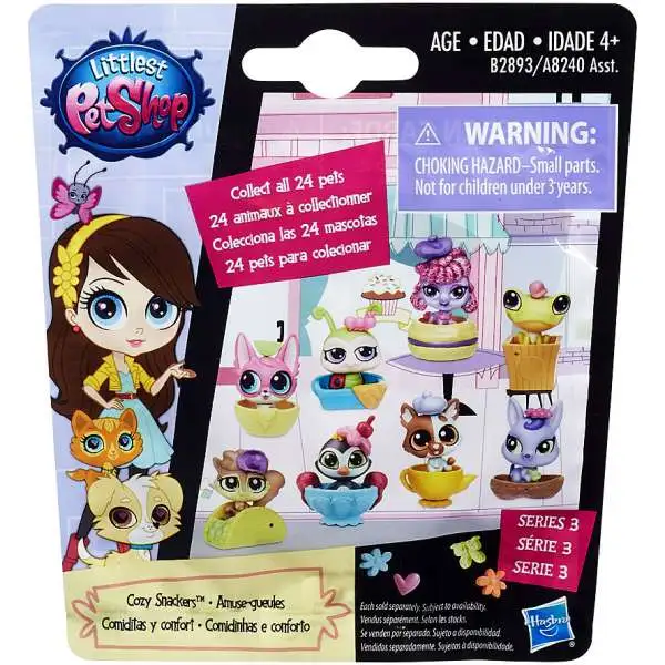 Littlest Pet Shop 2015 Series 3 Cozy Snackers Mystery Pack