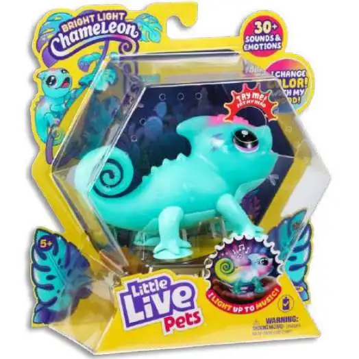 Little Live Pets Sunny the Bright Light Chameleon Interactive Toy [Color Changes with Mood]