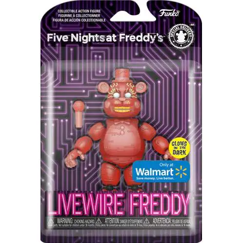 Funko Five Nights at Freddy's AR Special Delivery Livewire Freddy Exclusive Action Figure [Orange Glow]