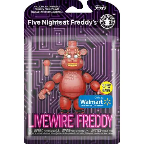 Action Figure: Five Nights at Freddy's - Freddy (Orange Glow) (Walmart  Exclusive)