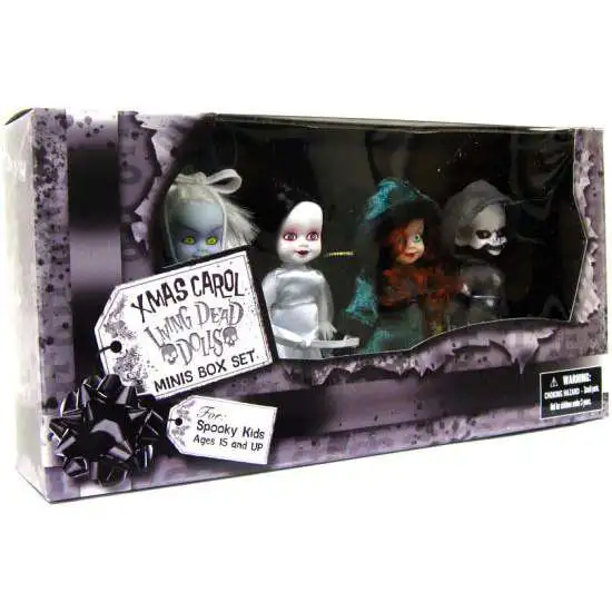Living Dead Dolls Friday the 13th Xmas Carol Exclusive Minis Doll 4-Pack Box Set