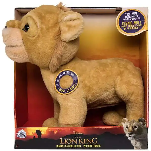 Disney The Lion King 2019 Simba Exclusive 12-Inch Feature Talking Plush