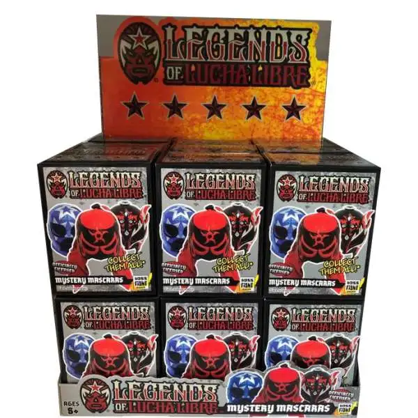 Legends of Lucha Libre Mystery Mascaras Series 1 Mystery Box [18 Packs]
