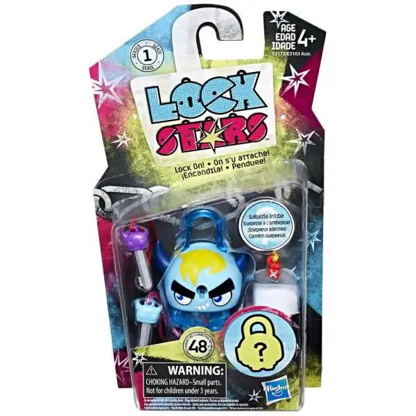Lock Stars Series 1 Blue Horned Monster Figure