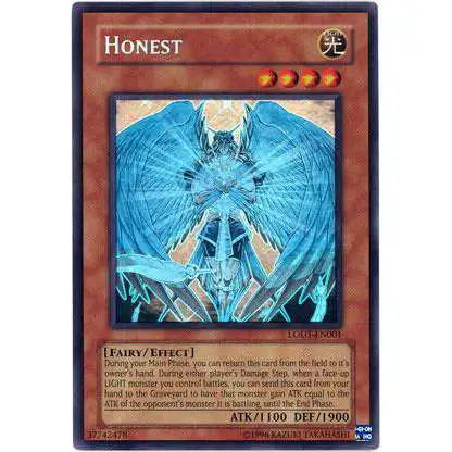 YuGiOh GX Trading Card Game Light of Destruction Ghost Rare Honest LODT-EN001 [Lightly Played]