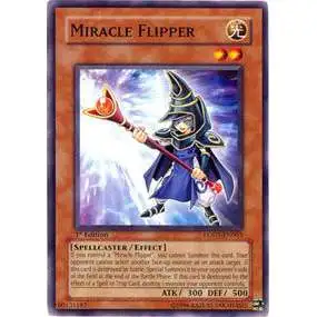 YuGiOh GX Trading Card Game Light of Destruction Common Miracle Flipper LODT-EN003
