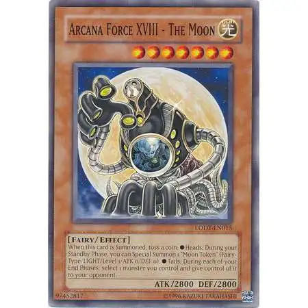 YuGiOh GX Trading Card Game Light of Destruction Common Arcana Force XVIII - The Moon LODT-EN015