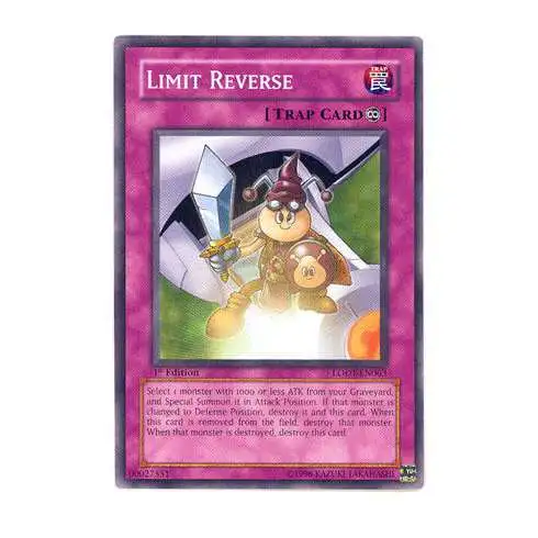 YuGiOh GX Trading Card Game Light of Destruction Common Limit Reverse LODT-EN063