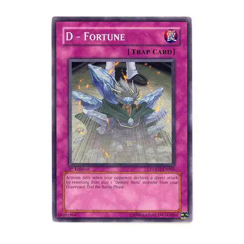 YuGiOh GX Trading Card Game Light of Destruction Common D - Fortune LODT-EN066