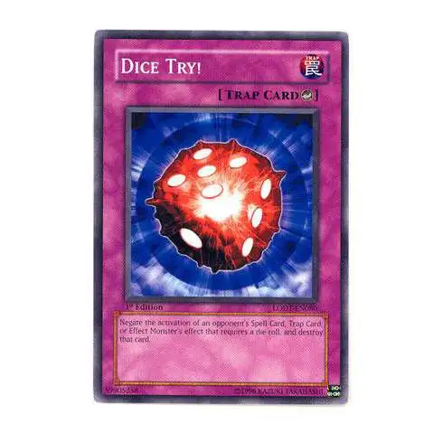 YuGiOh GX Trading Card Game Light of Destruction Common Dice Try! LODT-EN080