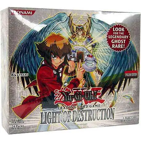 YuGiOh Light of Destruction Booster Box 24 Packs Konami - ToyWiz