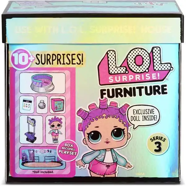 LOL Surprise Furniture Series 3 Roller Rink & Roller Sk8er Doll & Play Set Pack