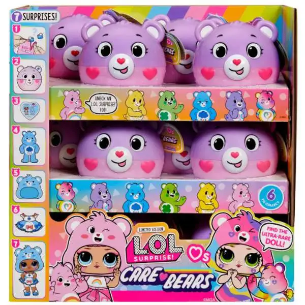 LOL Surprise Loves Care Bears Tots Mystery Box [12 Packs]