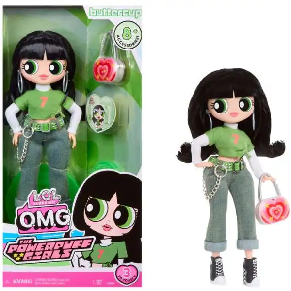 LOL Surprise Powerpuff Girls OMG Buttercup Fashion Doll