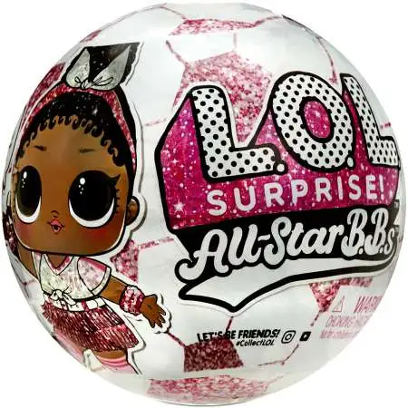 LOL Surprise All Stars BBs Series 3 Soccer Pink Lightning Mystery Pack [PINK Team, 1 RANDOM Figure]