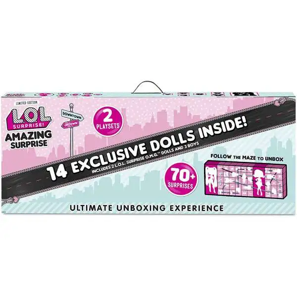 LOL Surprise Amazing Surprise Mystery 14-Pack [Includes 2 Surprise OMG Dolls & 3 Boys]