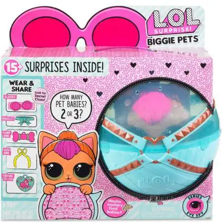 LOL Surprise Series 4 Eye Spy Pets Neon Kitty Exclusive Biggie Pets