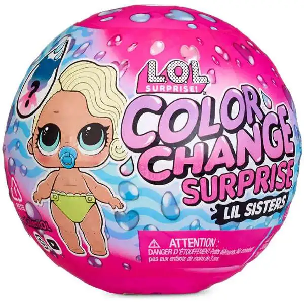 LOL Surprise Color Change Surprise! Lil Sisters Mystery Pack