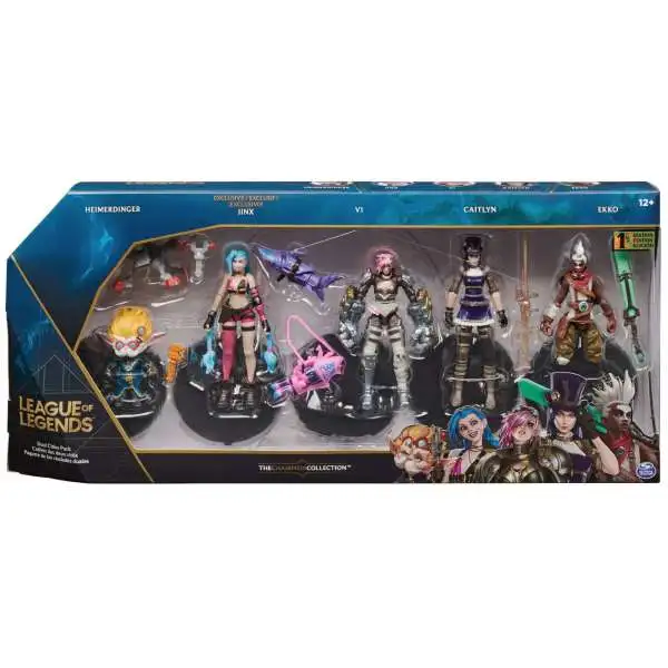 League of Legends Champion Collection Dual Cities Pack Action Figure 5-Pack