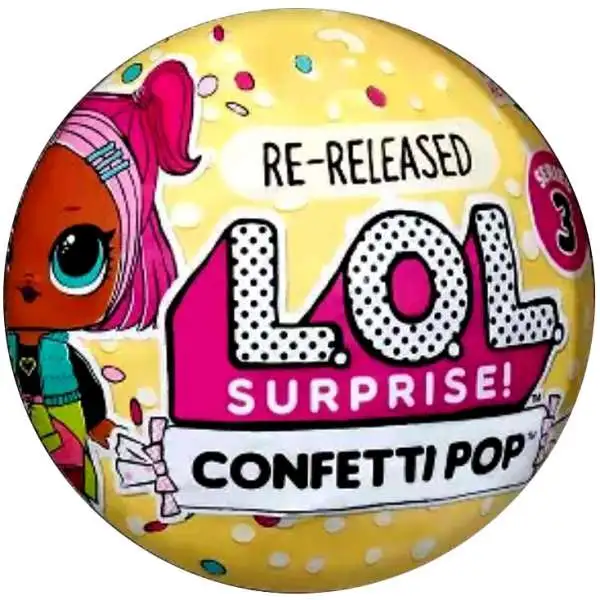 LOL Surprise Confetti Pop Re-Released Series 3 Dawn Mystery Pack