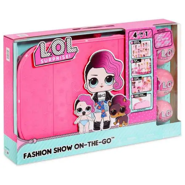 LOL Surprise Fashion Show On The Go Playset [Bright Pink]
