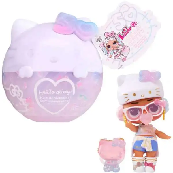 LOL Surprise Loves Hello Kitty Doll Crystal Cutie Pack [50th Anniversary]