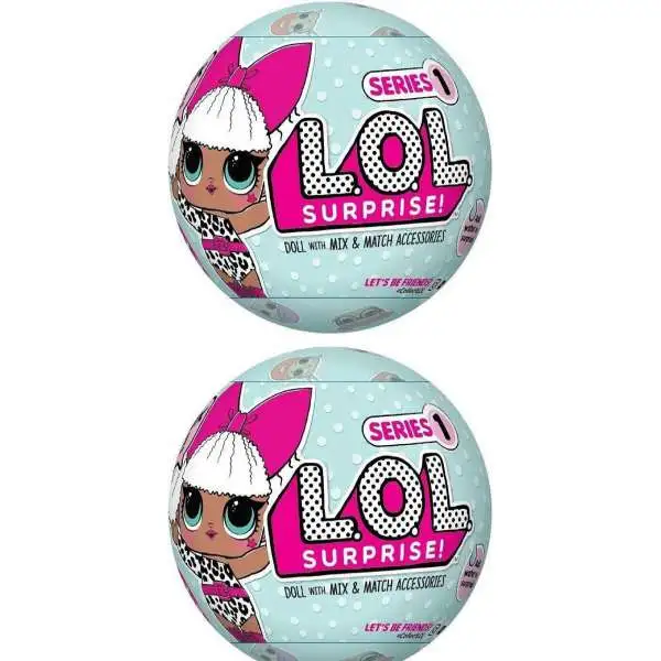 LOL Surprise Series 1 Big Sister LOT of 2 Mystery Packs [2nd Edition]