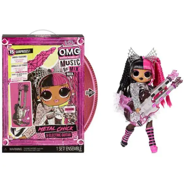 LOL Surprise OMG Music Remix Rock Metal Chick Fashion Doll [Electric Guitar]
