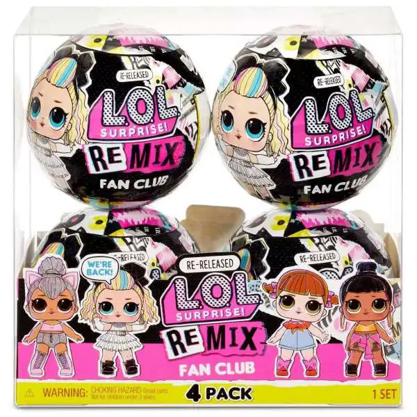 LOL Surprise Re-Released ReMix Fan Club Exclusive Mystery 4-Pack